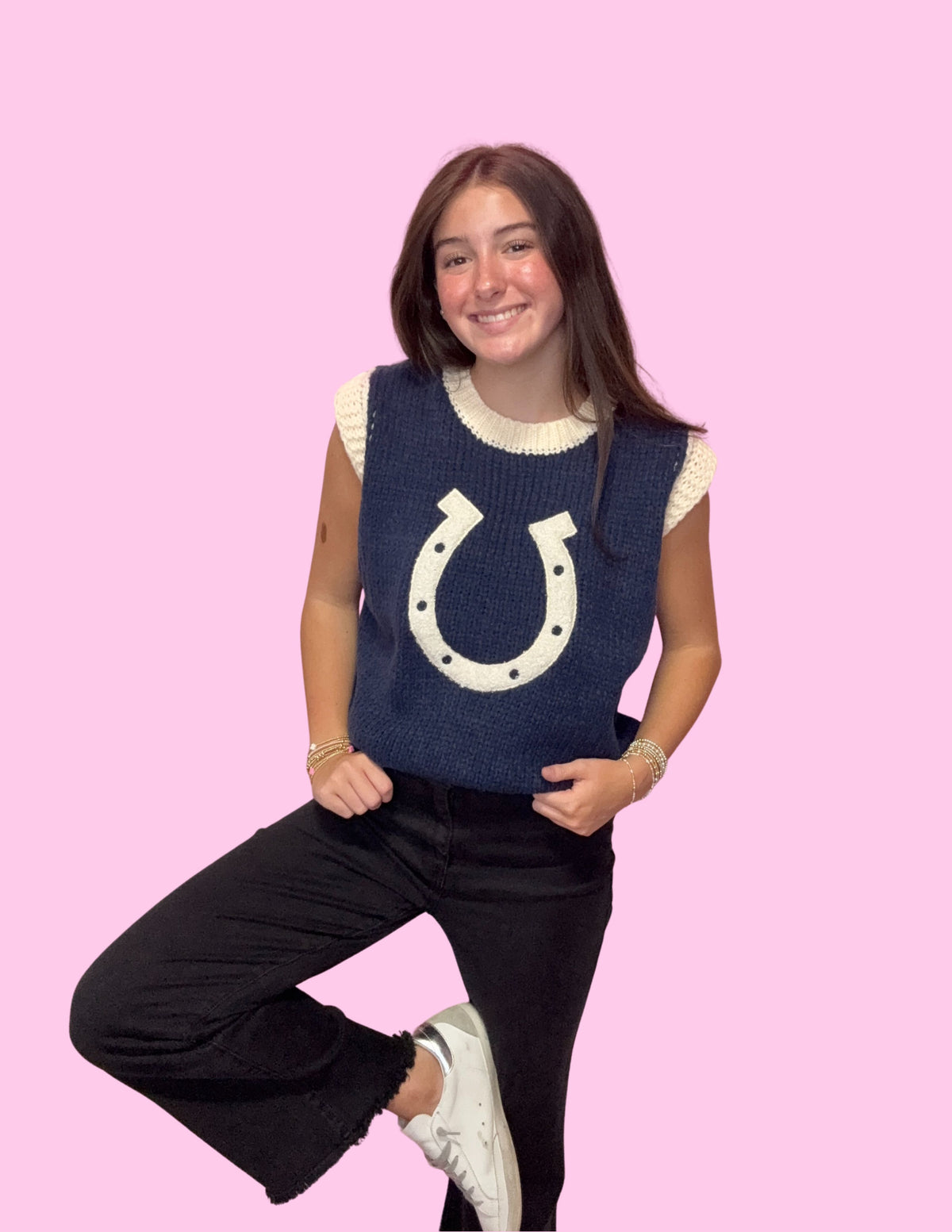 Horseshoe Sweater Vest