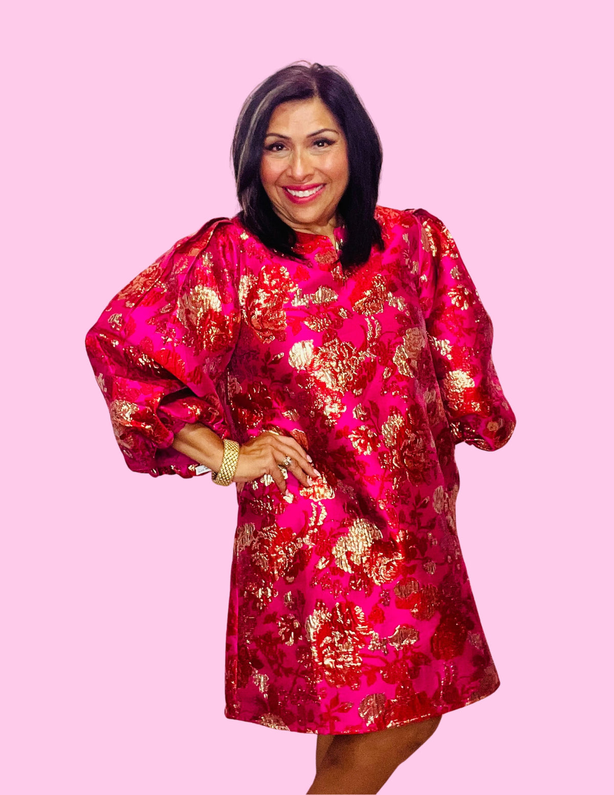 Baroque Bloom Dress