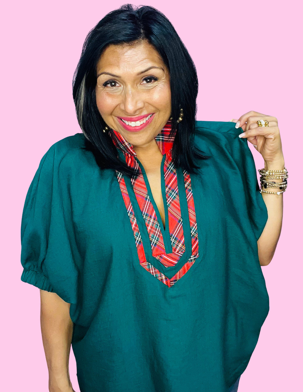 Evergreen Charm Top