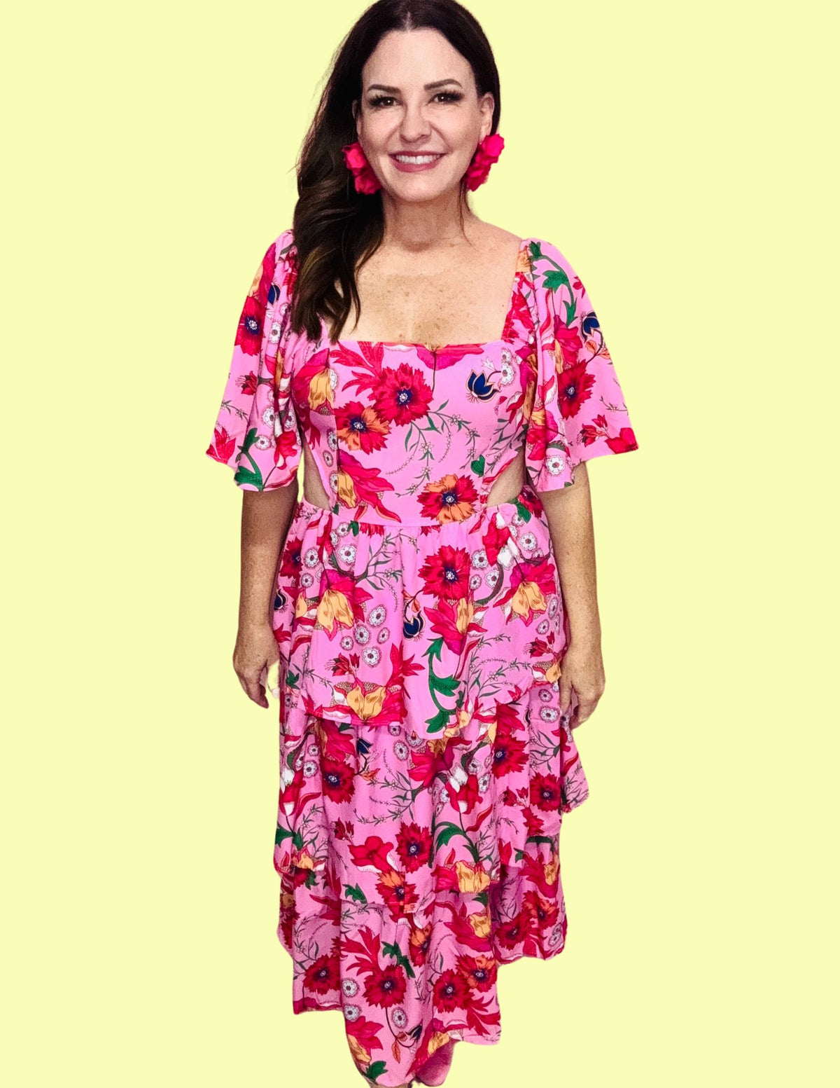 Spring Fling Cutout Dress