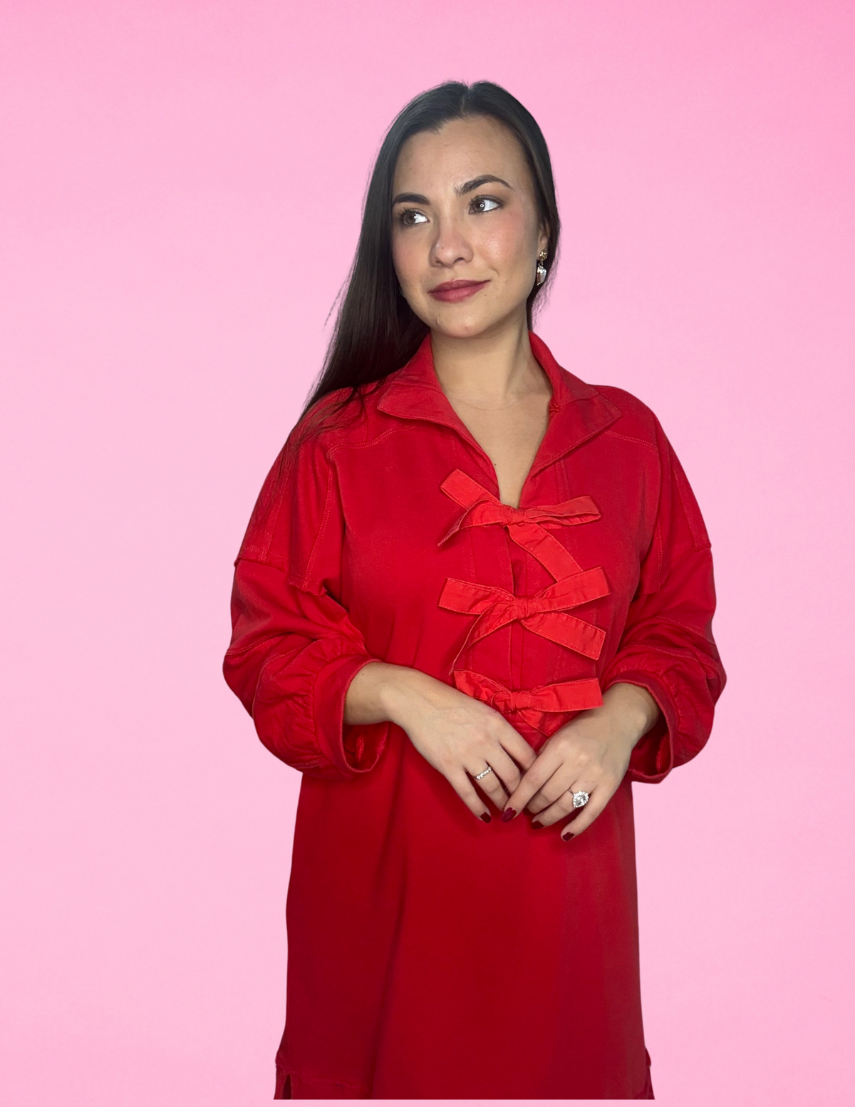Bow Casual Dress