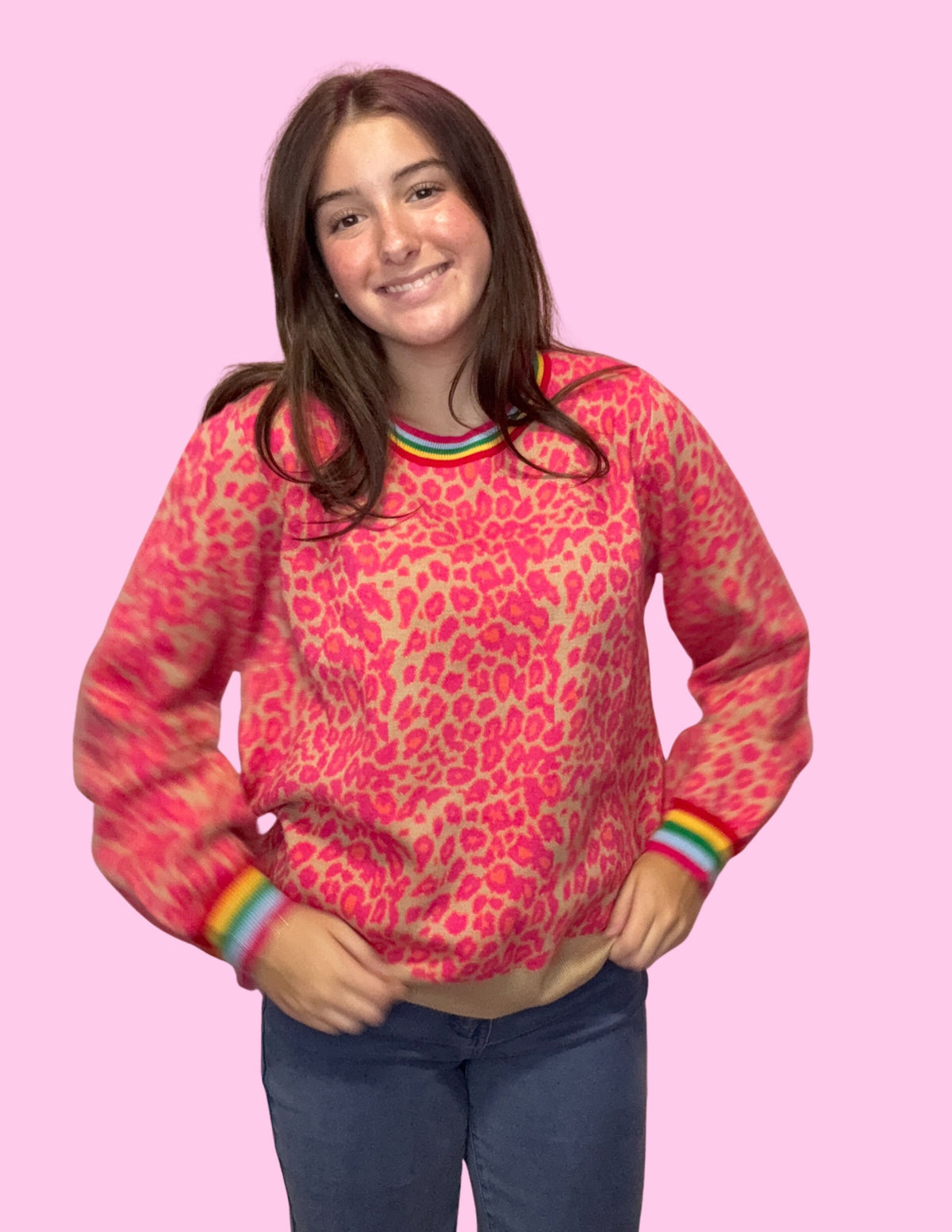 Electric Leopard Sweater