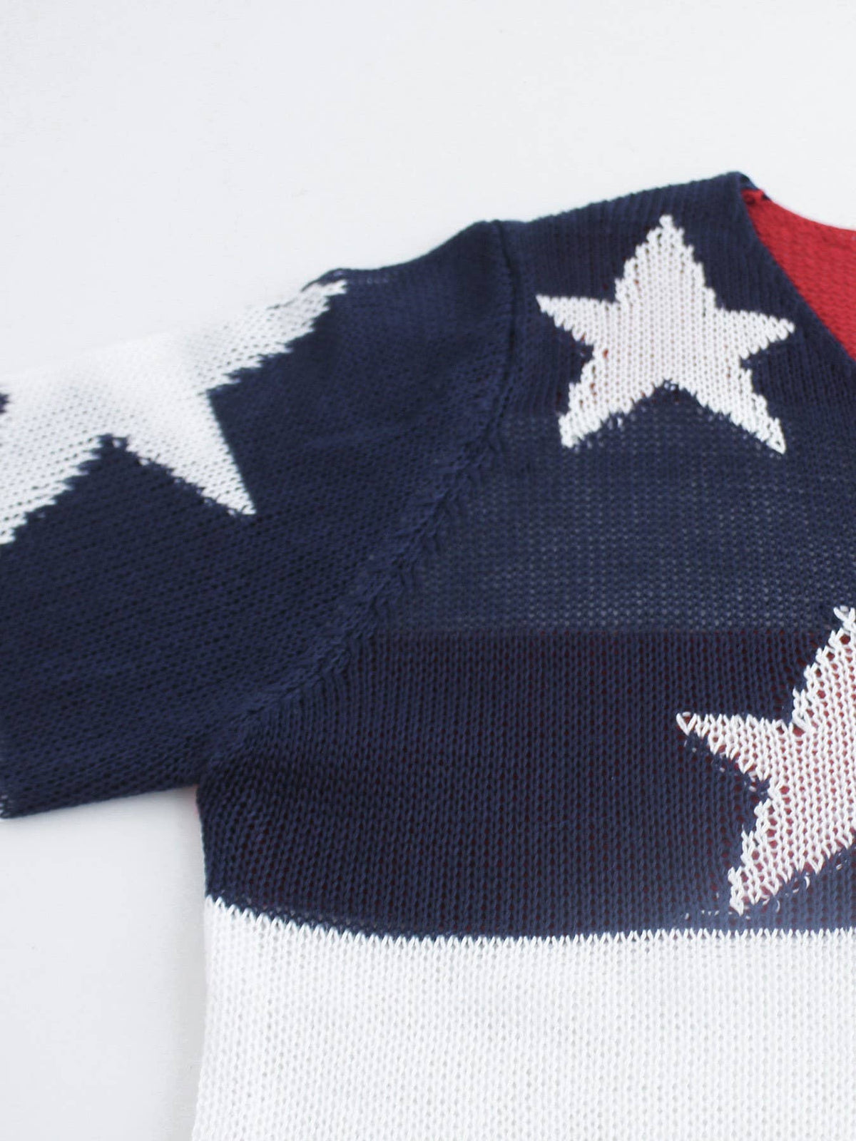4th of July Knit American Flag Sweater