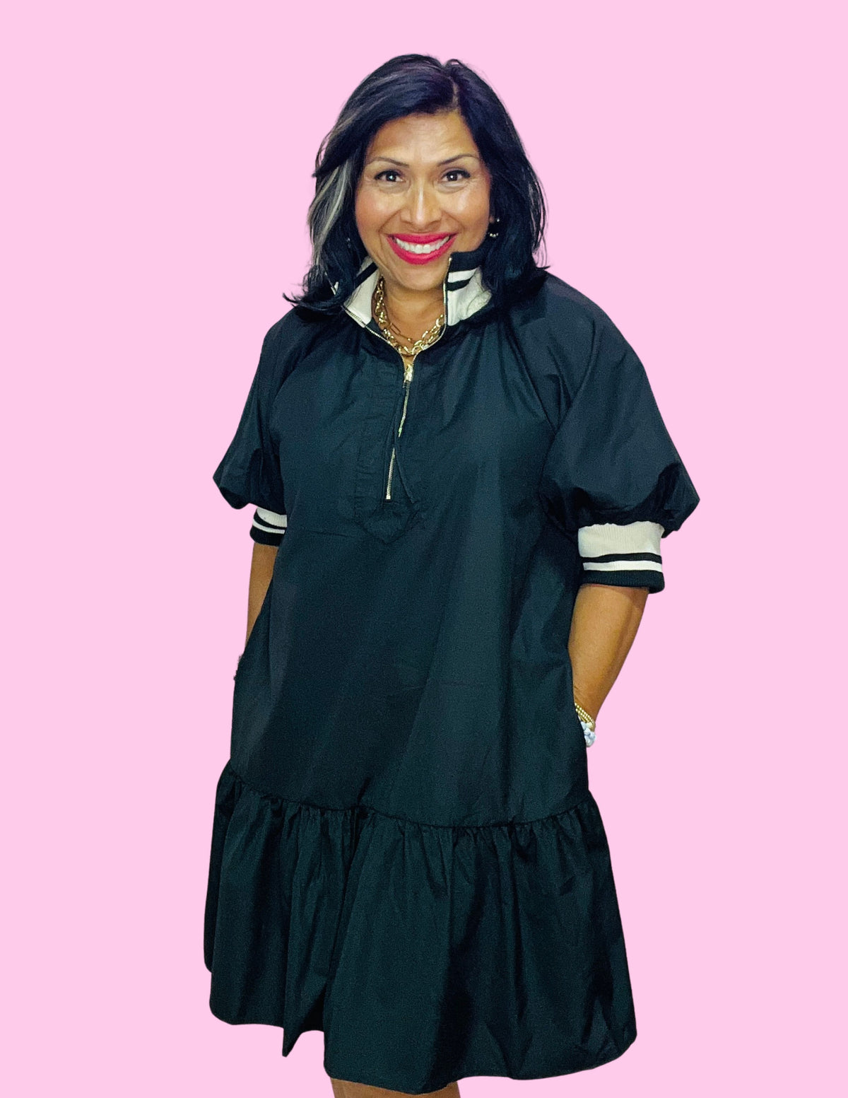 Colorband Mini Dress