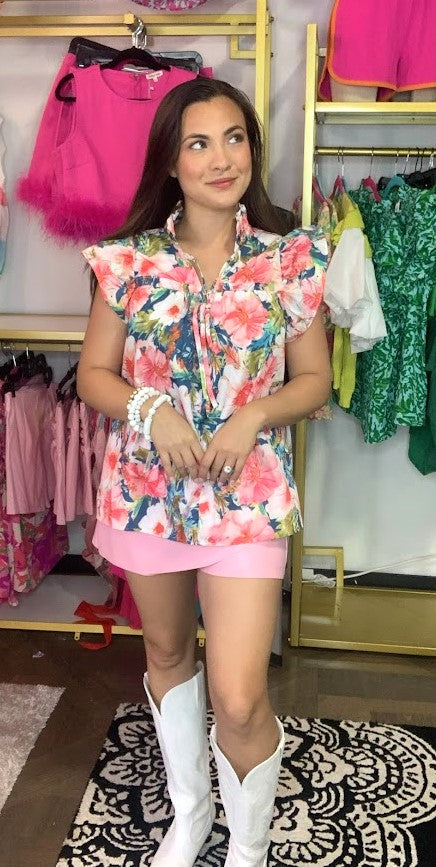 Frolic in Frills Top