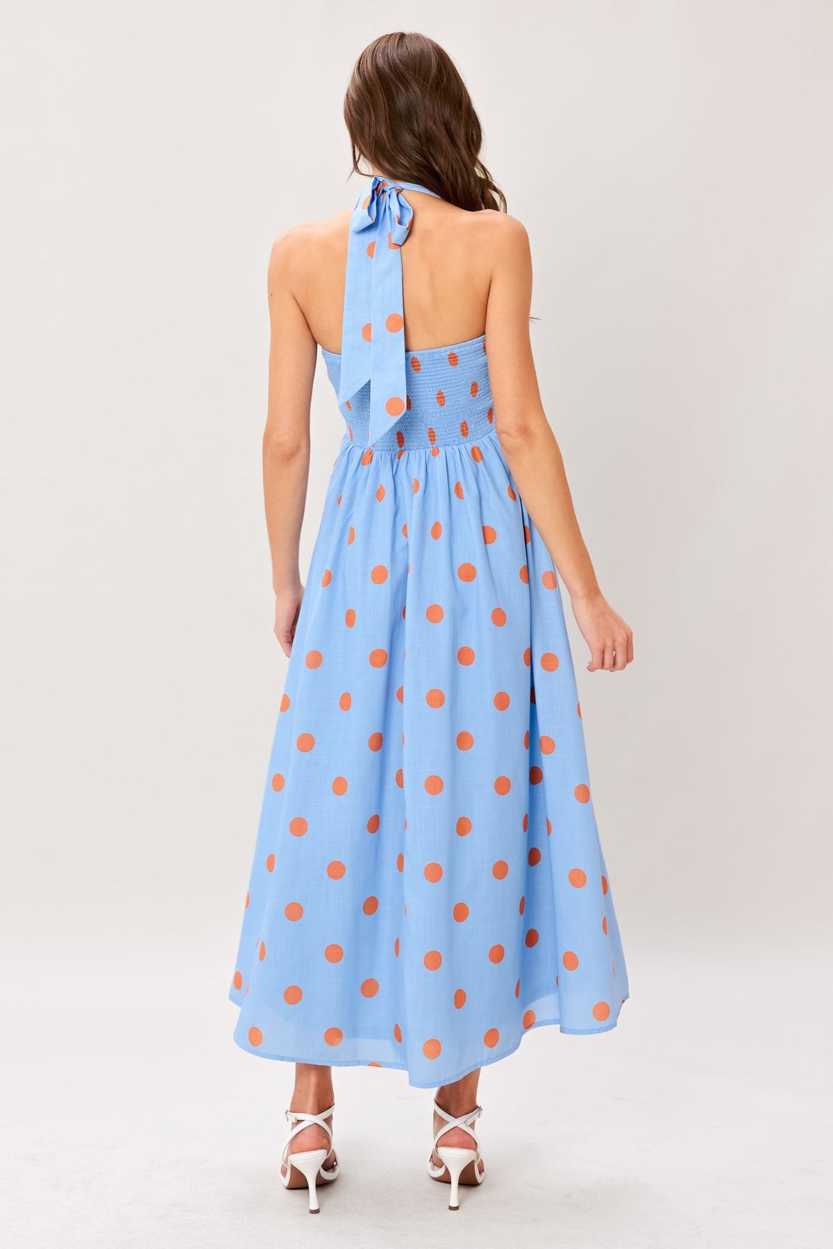 midi dress cotton candy midi dress cotton candy Ivy City Cotton Candy Smocked Bodice Tiered Midi Dress- Size M The Saved Collection