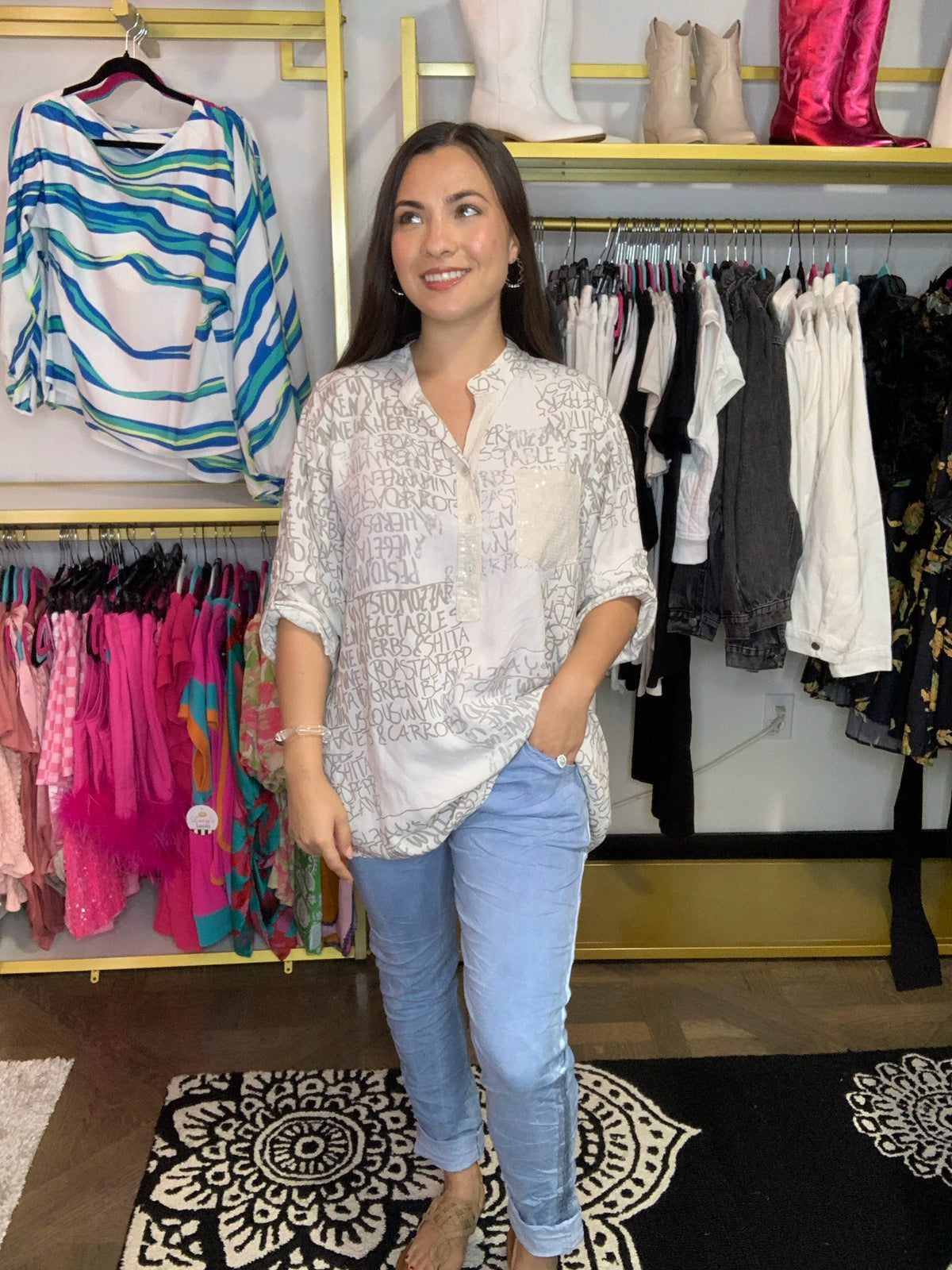 Posh Paisley Top - One Size
