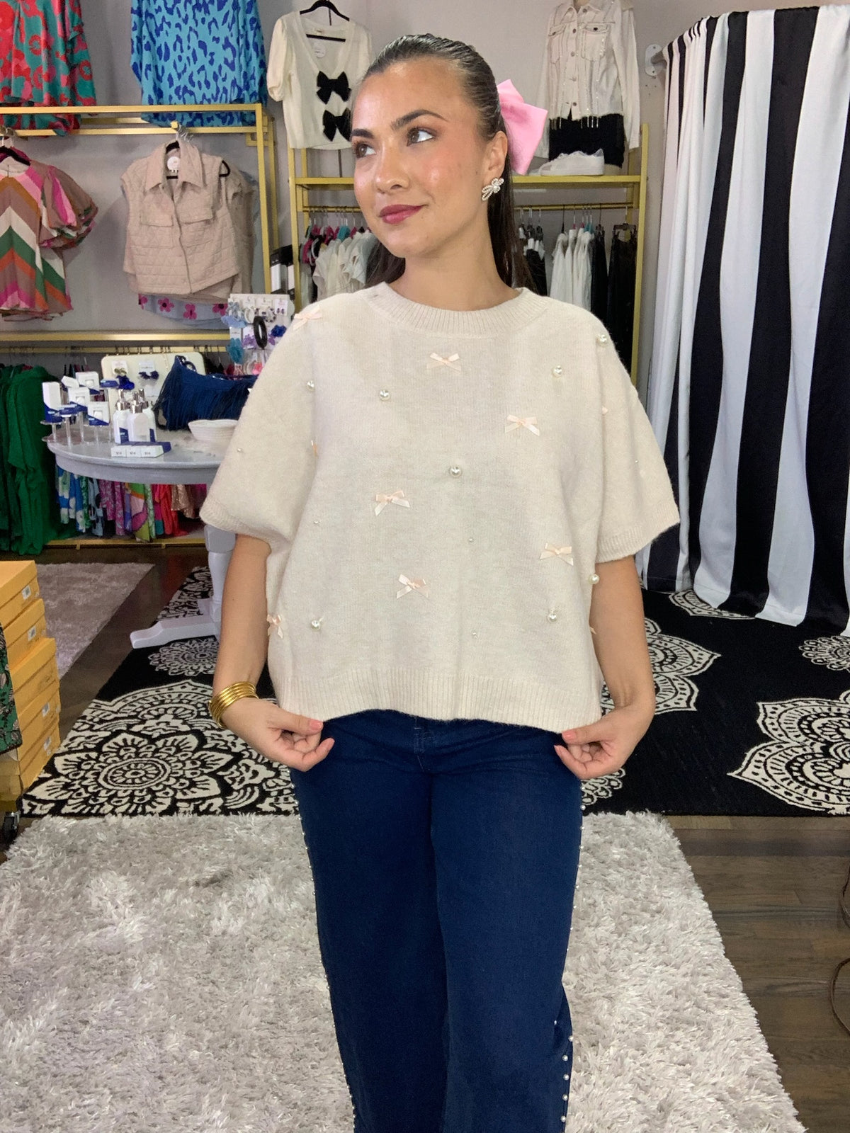 Ecru Elegance Sweater