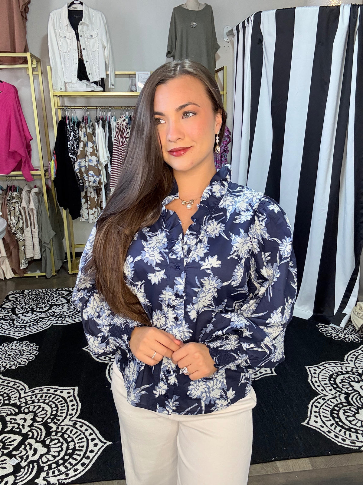 Ruffle Charm Blouse