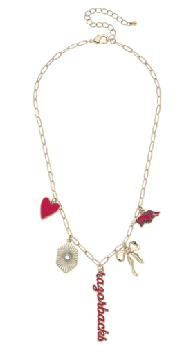 Game Day Paperclip Charm Necklace