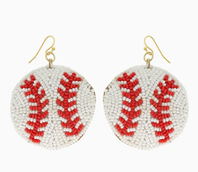Game Day Beaded Earrings