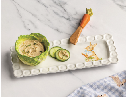Easter Bunny Tray &  Cabbage Tidbit set