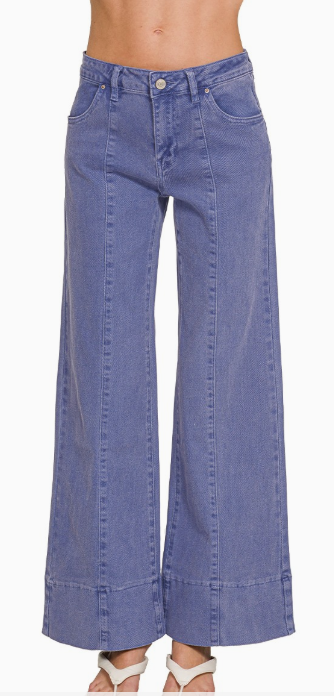 Color Me Chic Wide Leg Denim