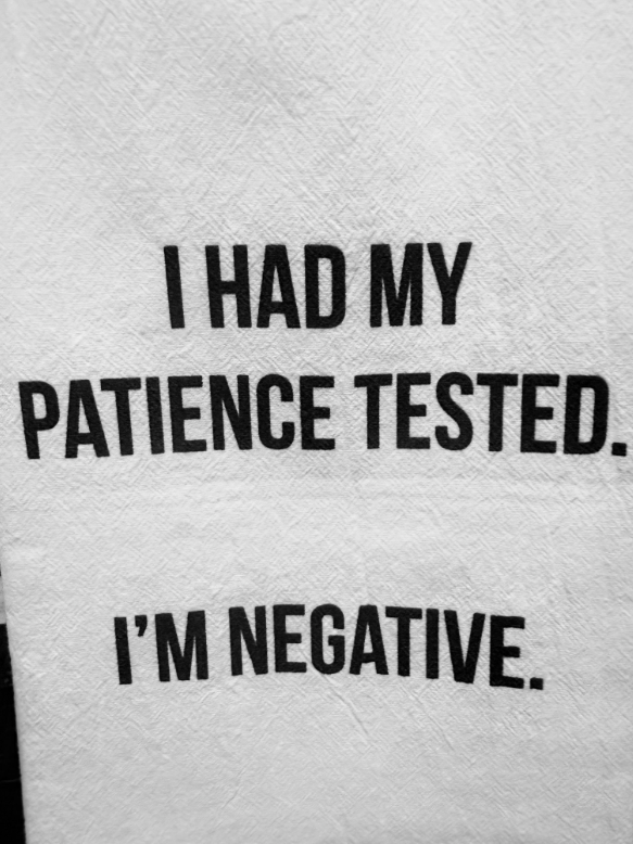 I'm Negative-Tea Towel