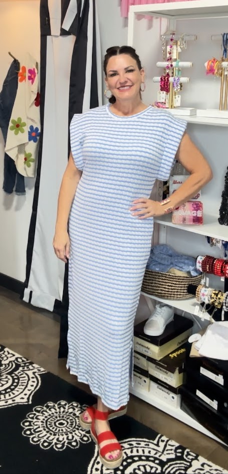 Stripe Right, Baby! Dress