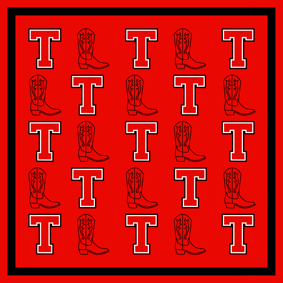 Texas Tech Bandana Gameday Scarf