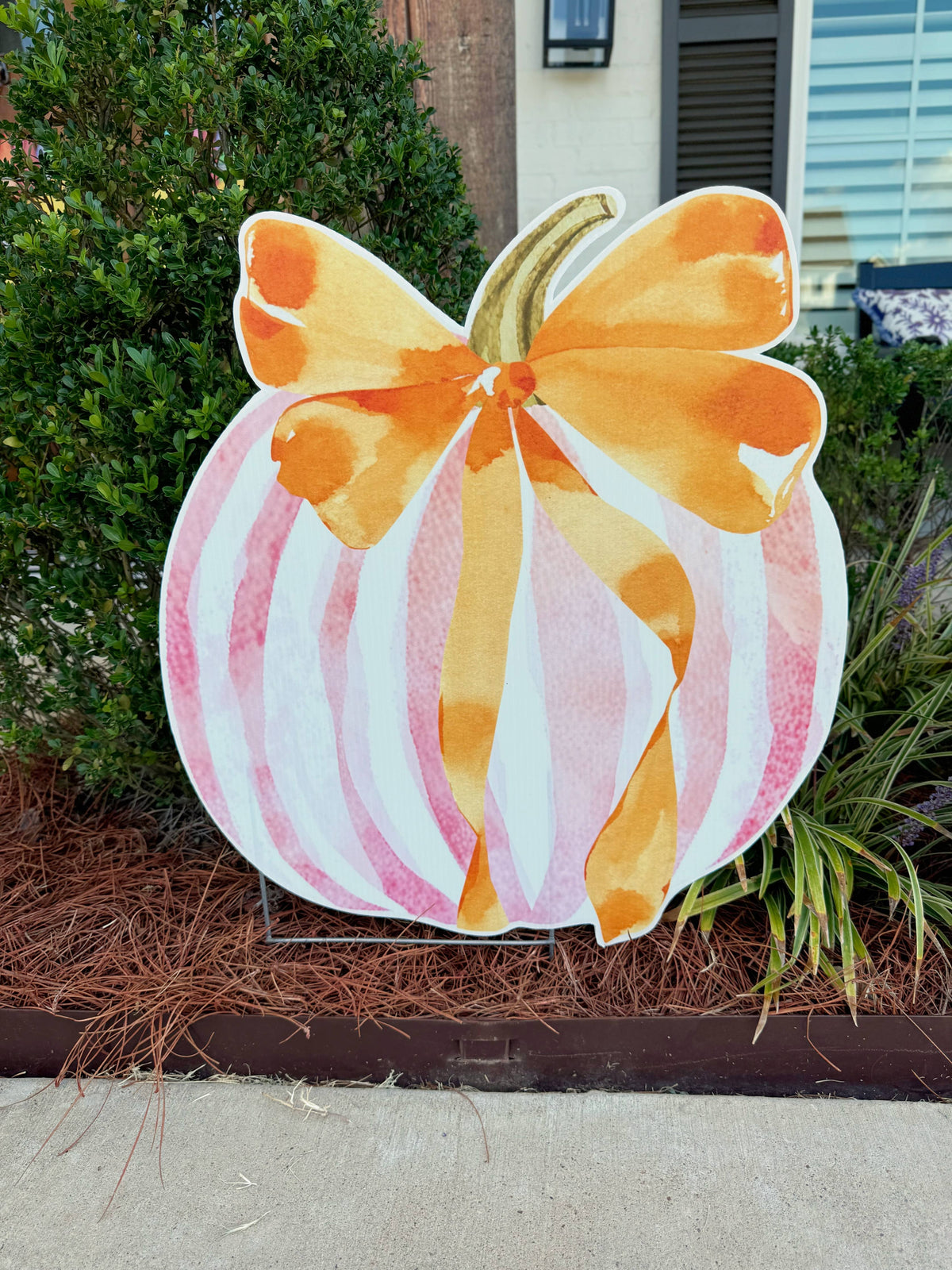 Pink Stripe Pumpkin 