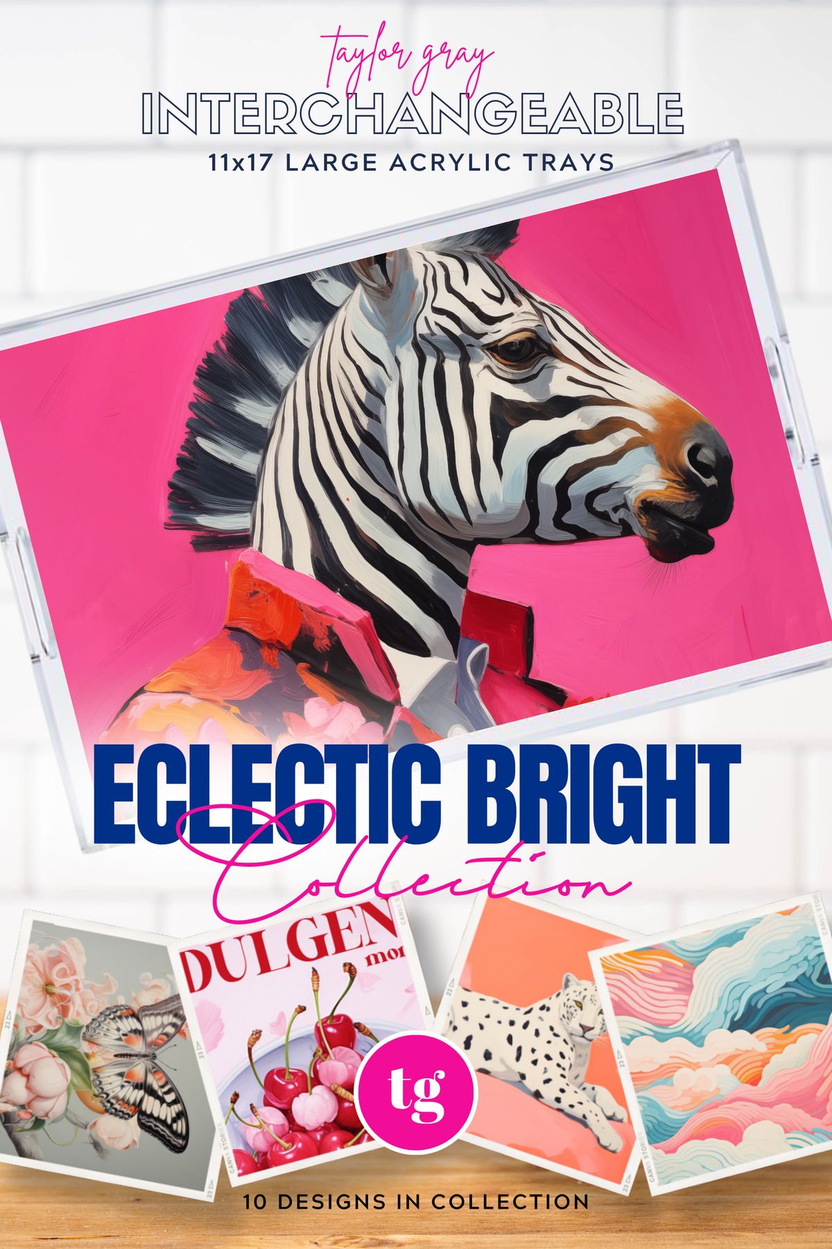 11x17 ECLECTIC BRIGHT insert set of 10