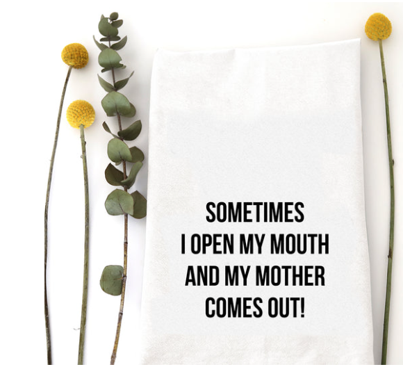 mother tea towel
