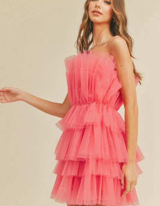 Candy Pink Tulle dress